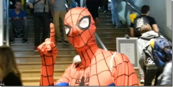 Spidey op Antwerp Convention