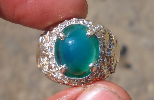 BC97-SOLD- Batu Bacan Biru Doko Kristal - Mantap !!!