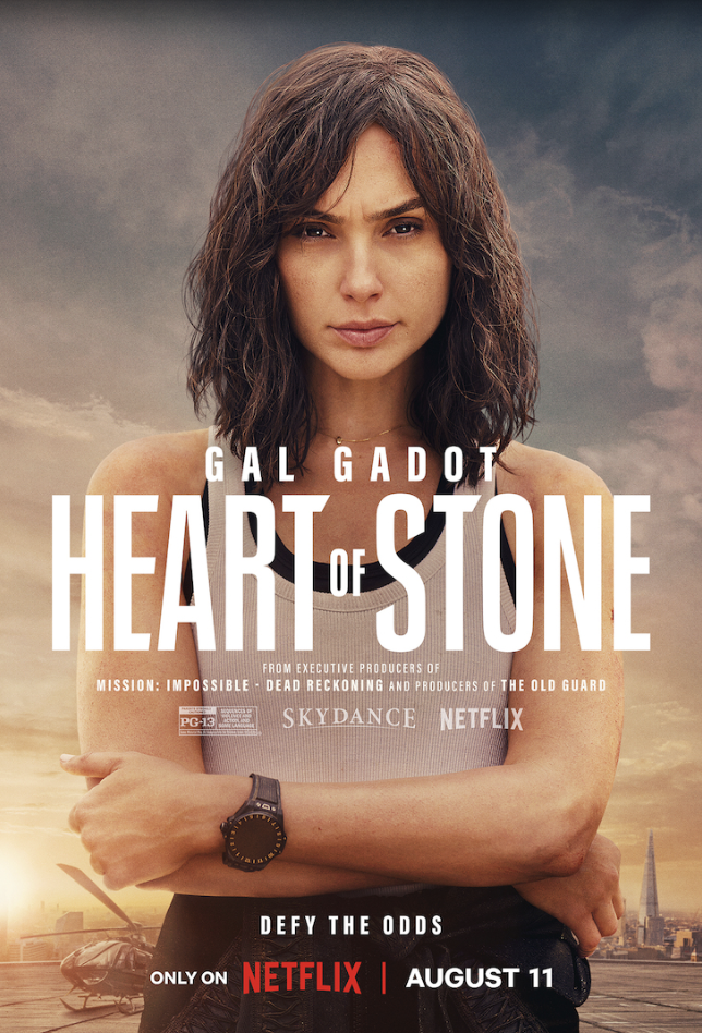 Netflix Unveils Character Posters for Gal Gadot Led "HEART OF STONE"