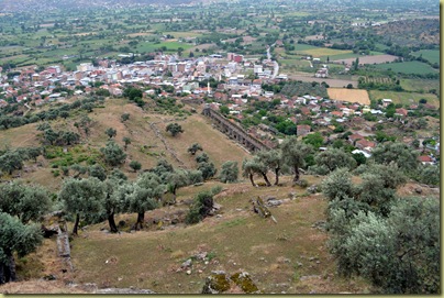 Alinda view down onto Agora