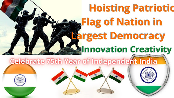 Hoisting Patriotic Flag of Nation in Largest Democracy