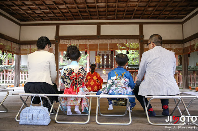 手向山八幡宮での七五三出張撮影