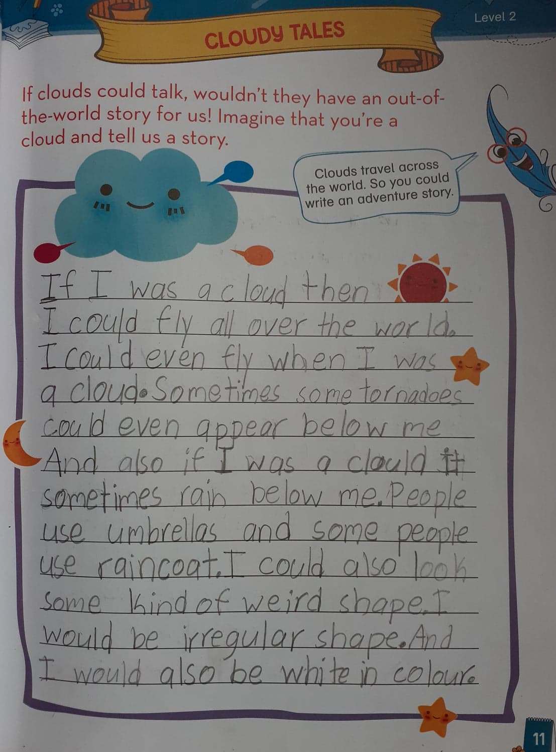 Creative writing by kid
