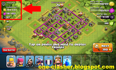 Cara loot Clash Of Clans