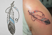 Feather tattoo. Customers own drawing! Posted by nelinahelis at 2:32 AM (sulgtattoo)