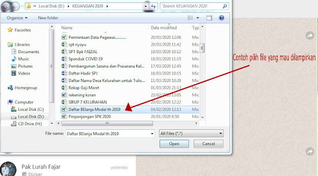 cara transfer file dokumen foto dari laptop ke hp