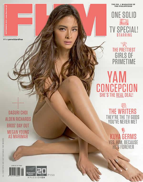 Yam Concepcion Goes Sexy for FHM Magazine Cover 2015