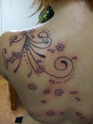 Cherry Blossom tattoo design