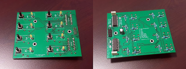 Front panel PCB