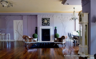 Cool Living: Apartment With Lilac And Plum Violet Interior