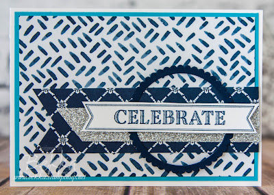 Making A Birthday Card for A Man is Easy with the Blue and White Colour Trend and Supplies from Stampin' Up! UK which you can get here