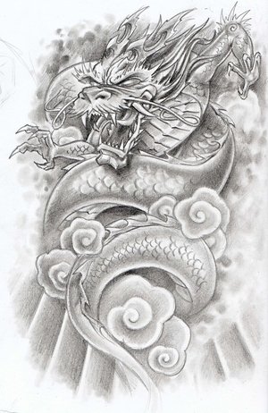 ... Japanese dragon tattoo because that design represents how we feel about ... 