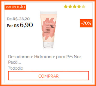  promoção natura 70% de desconto noz peca tododia pes