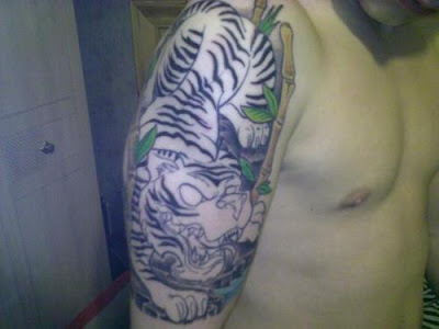 One of the most popular types of tattoos today are the tiger tattoos.