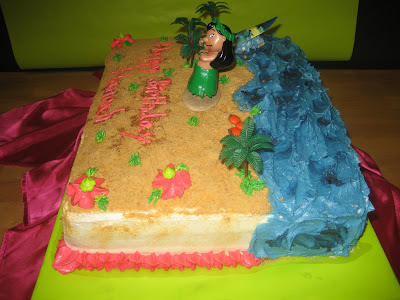 Luau Birthday Cake- $35.00