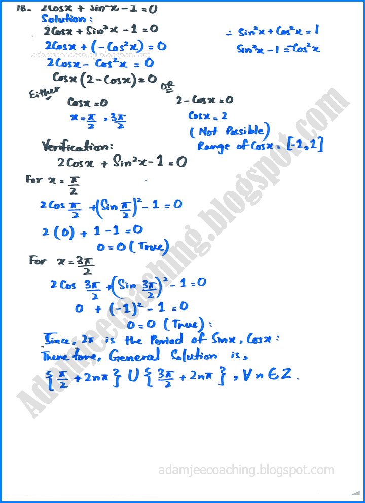 graphs-of-trigonometric-and-inverse-trigonometric-functions-exercise-12-5-mathematics-11th