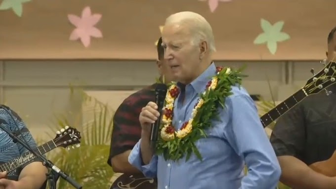 Biden compara incêndio em sua casa a devastação em Maui