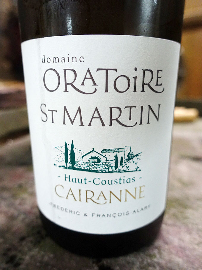 Domaine Oratoire Saint-Martin Haut Coustias Cairanne Blanc 2016 (90 pts)