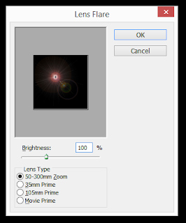 the brightness of the lens flare. from the darkest 10% to 300% the brightest