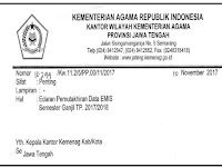 INFORMASI PENTING SEPUTAR PEMUTAKHIRAN DATA EMIS MADRASAH TP. 2017/2018