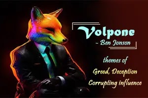 Volpone: themes of greed, deception, and the corrupting influence of wealth and power