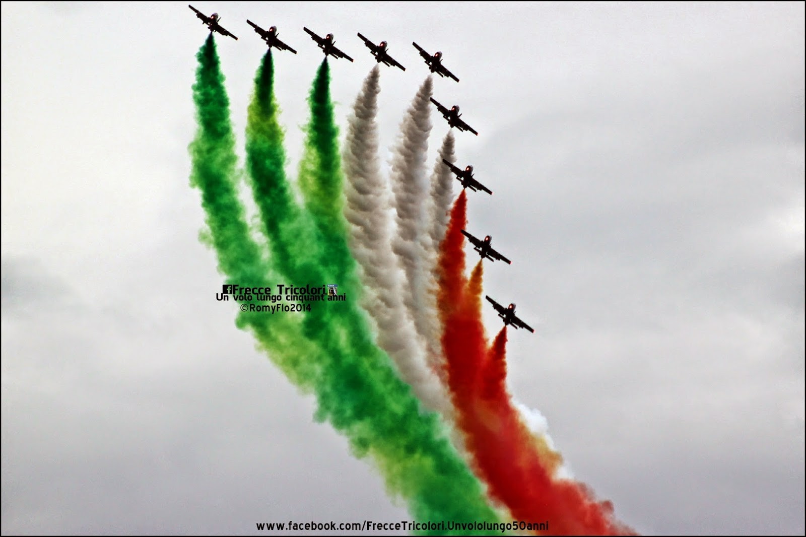  www.facebook.com/FrecceTricolori.Unvololungo50anni