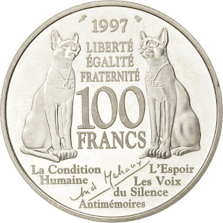 France 100 Francs Silver coin