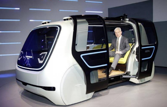 Volkswagen Made A Concept Car Auto Named Sedric (Self-Driving-Car) 