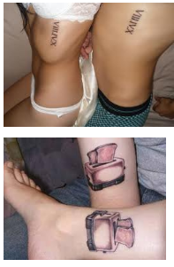 couples matching tattoos pictures