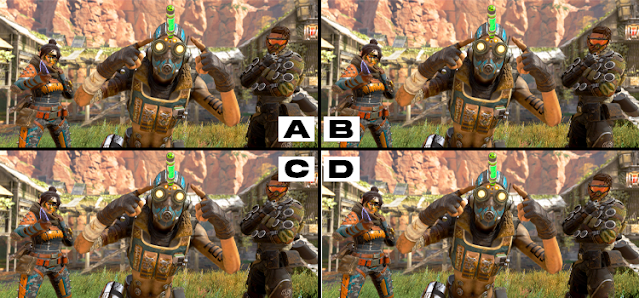 Be Quizzed Spot the Difference: Apex Legends! Quiz Answers