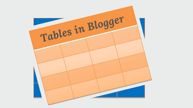 سوف تشكرني إليك طريقة لإضافة جداول إحترافية على بلوجر Blogger table