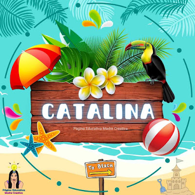 Solapín con nombres para Redes Sociales - Catalina