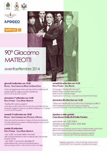 Giacomo Matteotti - settembre 2014 - Polesine