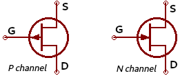 JFET symbol
