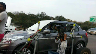 Sonam Kapoor and Ayushman at YRF next movie on location stills