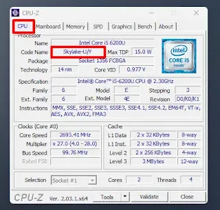 Cek Generasi Prosesor Intel di Laptop Windows Menggunakan CPU-Z