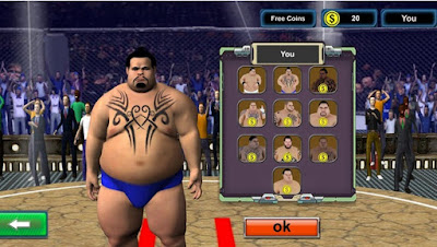 orang yang mempunyai tubuh besar atau dapat dibilang orang gemuk Sumo Wrestling Revolution 2017 Pro Stars Fighting APK for Android