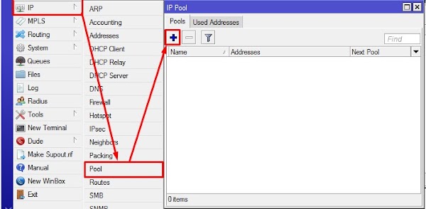 Setting PPTP VPN Mikrotik Menggunakan IP Pool