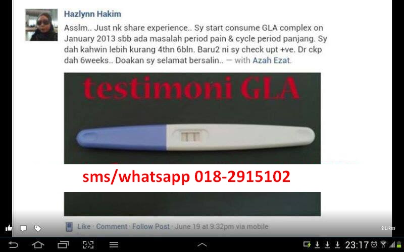 Iju Budak Baik: Testimoni GLA Complex Shaklee