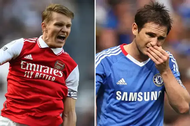 Martin Odegaard breaks Lampard's goal record after strike vs Newcastle