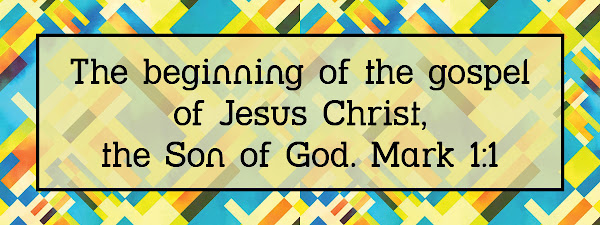 The beginning of the gospel of Jesus Christ, the Son of God. Mark 1:1