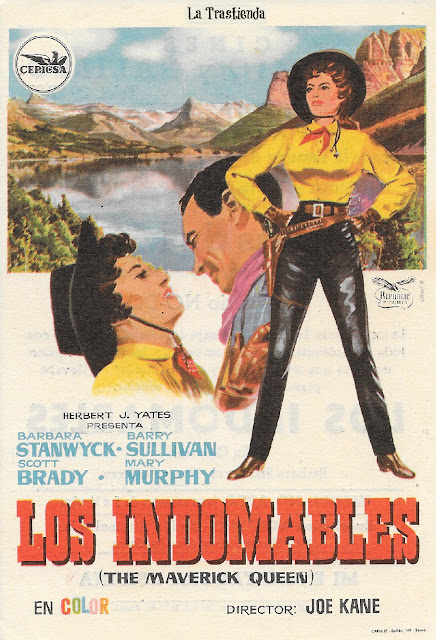 Los Indomables - Programa de Cine - Barbara Stanwick - Barry Sullivan