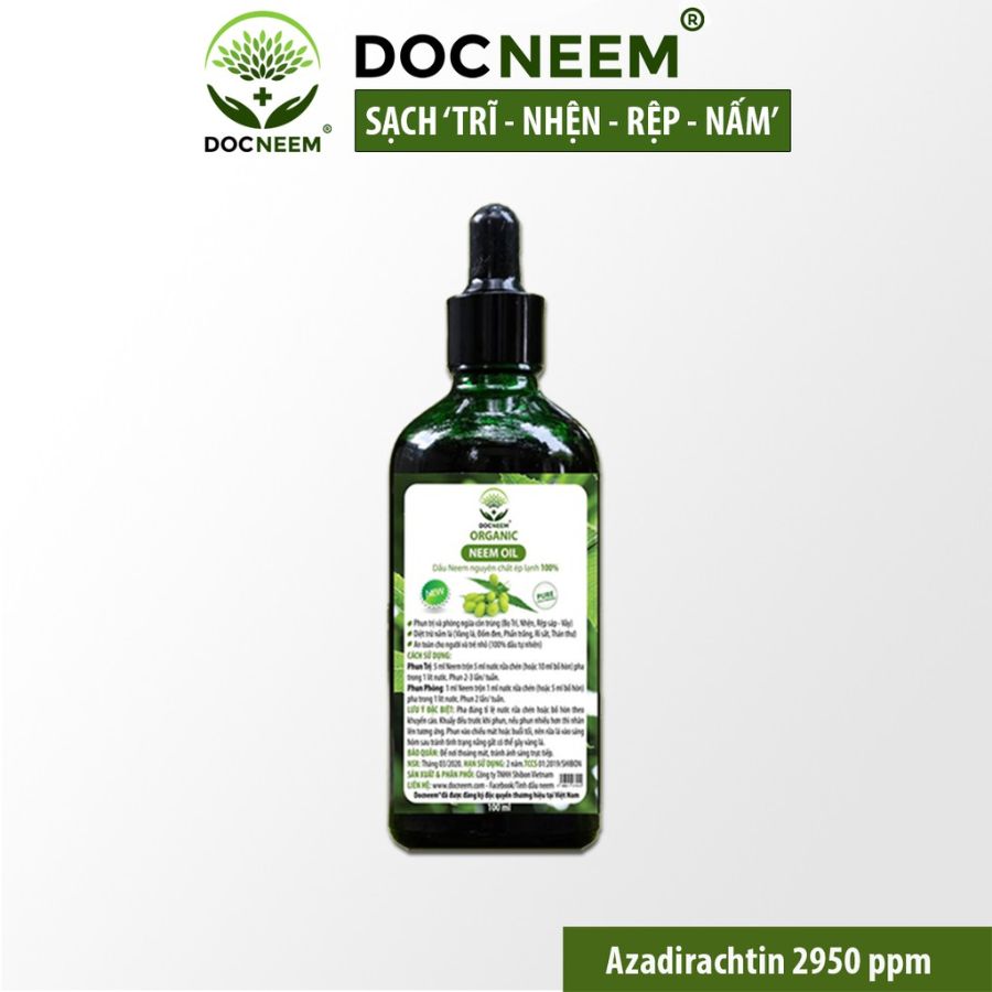 Docneem là sản phẩm chứa hàm lượng Azadirachtin cao nhất thị trường