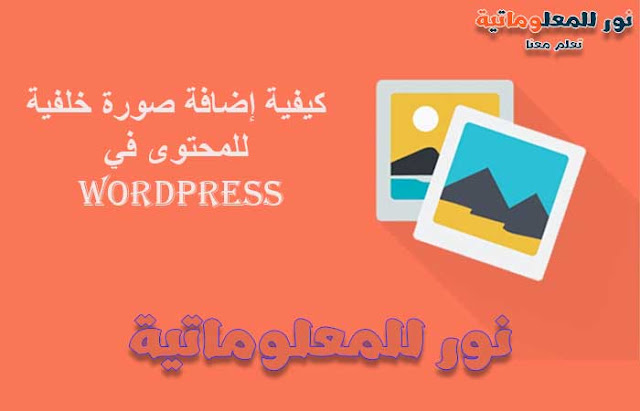 نور للمعلوماتية,تعلم معنا ووردبريس,ووردبريس,wordpress,تصميم ووردبريس,قوالب ووردبريس,مدونة ووردبريس