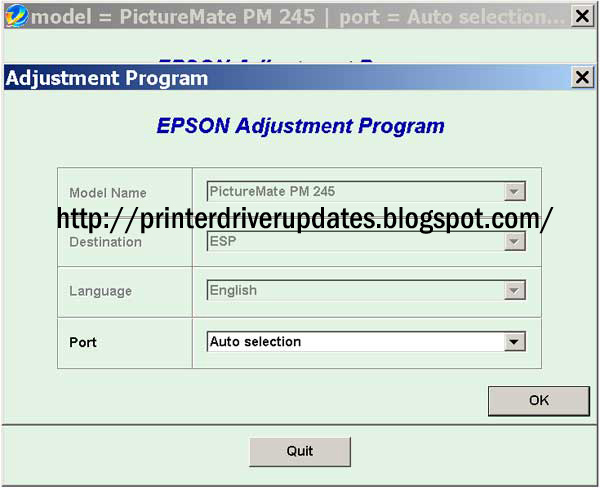 Download Software Resetter Printer Epson L130, L220, L310 ...