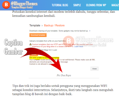 Cara Membuat dan Modifikasi Caption Gambar di Postingan Blogspot