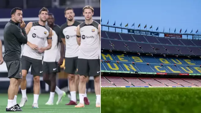 Barcelona players have been 'banned from showering' at their stadium and training centre