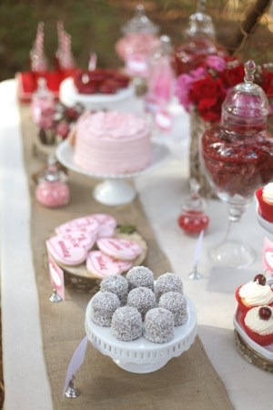 Pink and Red Wedding Theme Al Fresco