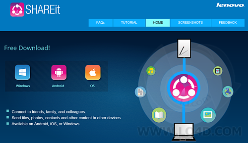 Download SHAREit 2.5.1.1 For Windows