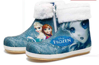 Contoh Gambar Sepatu Frozen Anak Perempuan